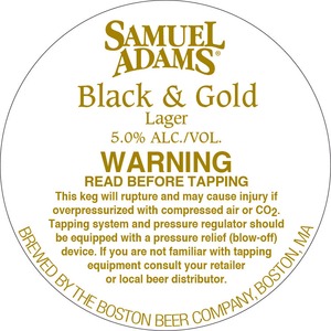 Samuel Adams Black & Gold January 2014