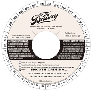 The Bruery Smooth Criminal