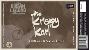 Urban Legend Brewing Company The Krispy Karl January 2014