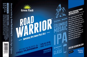 Green Flash Brewing Company Road Warrior January 2014
