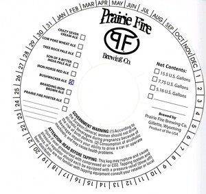 Prairie Fire Brewing Company Bushwacker