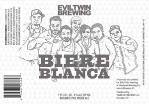 Evil Twin Brewing Blanca January 2014