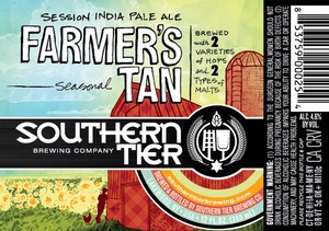 Southern Tier Brewing Company Farmer's Tan January 2014
