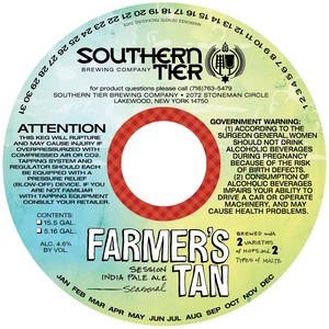 Southern Tier Brewing Company Farmer's Tan