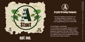 Argyle Brewing Company, LLC Oat Me
