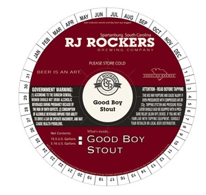 R.j. Rockers Brewing Company, Inc. Good Boy Stout