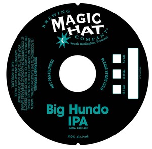 Magic Hat Big Hundo IPA January 2014