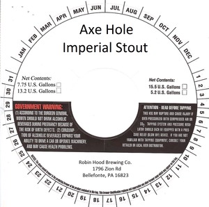 Axe Hole Imperial Stout