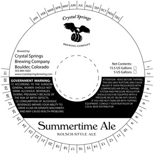 Summertime Ale January 2014