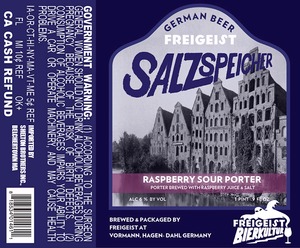 Freigeist Salzspeicher Raspberry Sauer Porter January 2014