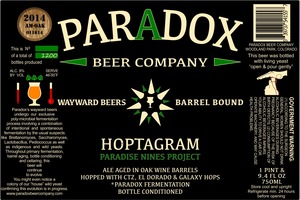 Paradox Beer Company Inc Hoptagram