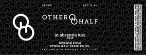 Other Half Brewing Co. In Absentia Luci 2014 January 2014