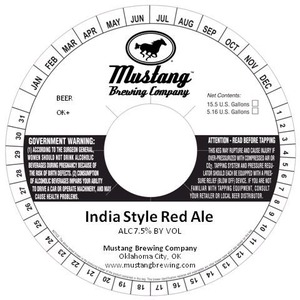 India Style Red Ale January 2014