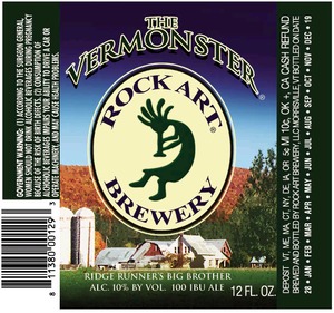 Rock Art Brewery The Vermonster
