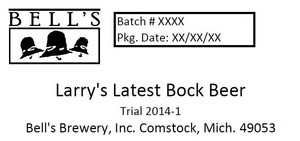 Bell's Larry's Latest Bock