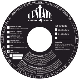 Upstate Brewing Company Xpa January 2014