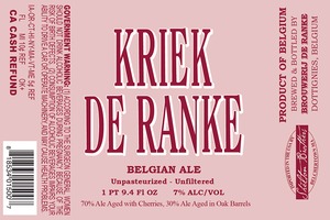 De Ranke Kriek January 2014