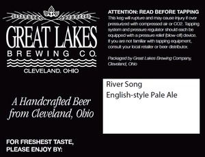 The Great Lakes Brewing Co. River Song