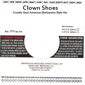 Clown Shoes Crunkle Sam January 2014