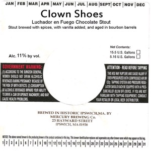 Clown Shoes Luchador En Fuego January 2014