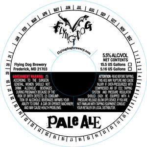 Flying Dog Pale Ale January 2014