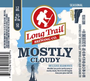 Long Trail Brewing Company Mostly Cloudy January 2014