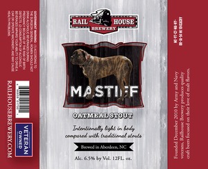 Railhouse Brewery Mastiff Oatmeal Stout
