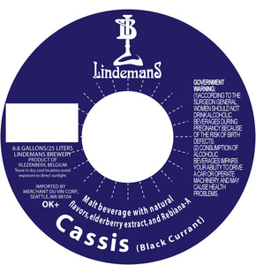 Lindemans Cassis February 2014