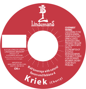 Lindemans Kriek February 2014