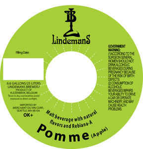 Lindemans Pomme February 2014