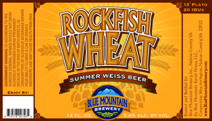 Blue Mountain Brewery Rockfish Wheat