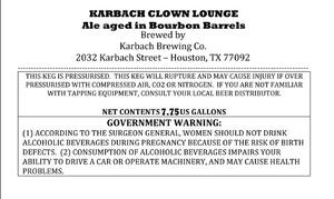 Karbach Brewing Co. Karbach Clown Lounge January 2014