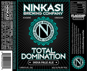 Ninkasi Brewing Company Total Domination January 2014