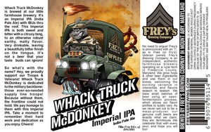 Frey's Brewing Company Whack Truck Mcdonkey January 2014