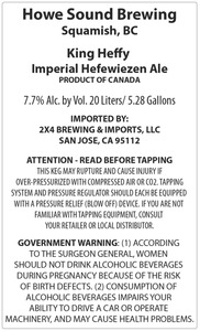 Howe Sound Brewing King Heffy February 2014