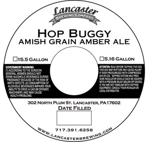 Lancaster Brewing Company January 2014