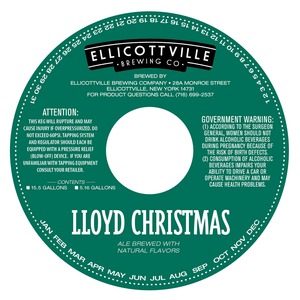 Ellicottville Brewing Company Lloyd Christmas