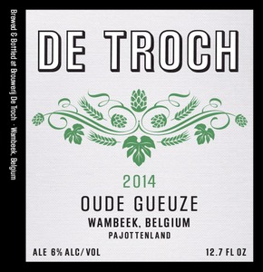 De Troch Oude Gueuze February 2014