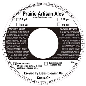 Prairie Artisan Ales Bible Belt February 2014