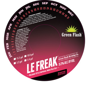 Green Flash Brewing Company Le Freak