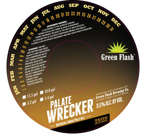 Green Flash Brewing Company Palate Wrecker