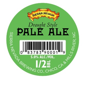 Sierra Nevada Draught Style Pale Ale January 2014