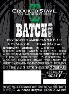 Crooked Stave Artisan Beer Project Batch