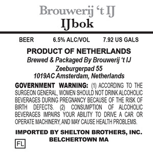 Brouwerij 't Ij Ijbok