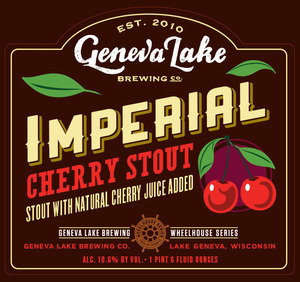 Geneva Lake Brewing Company Imperial Cherry Stout February 2014