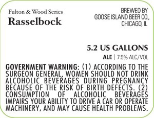 Goose Island Beer Co. Rasselbock February 2014