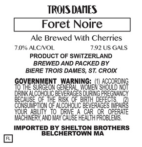 Trois Dames Foret Noire February 2014