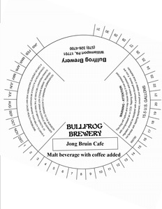 Bullfrog Brewery Jong Bruin Cafe February 2014