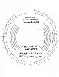 Bullfrog Brewery Hopsphyxcitration