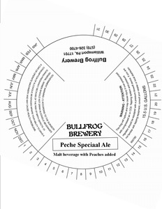 Bullfrog Brewery Peche Speciaal